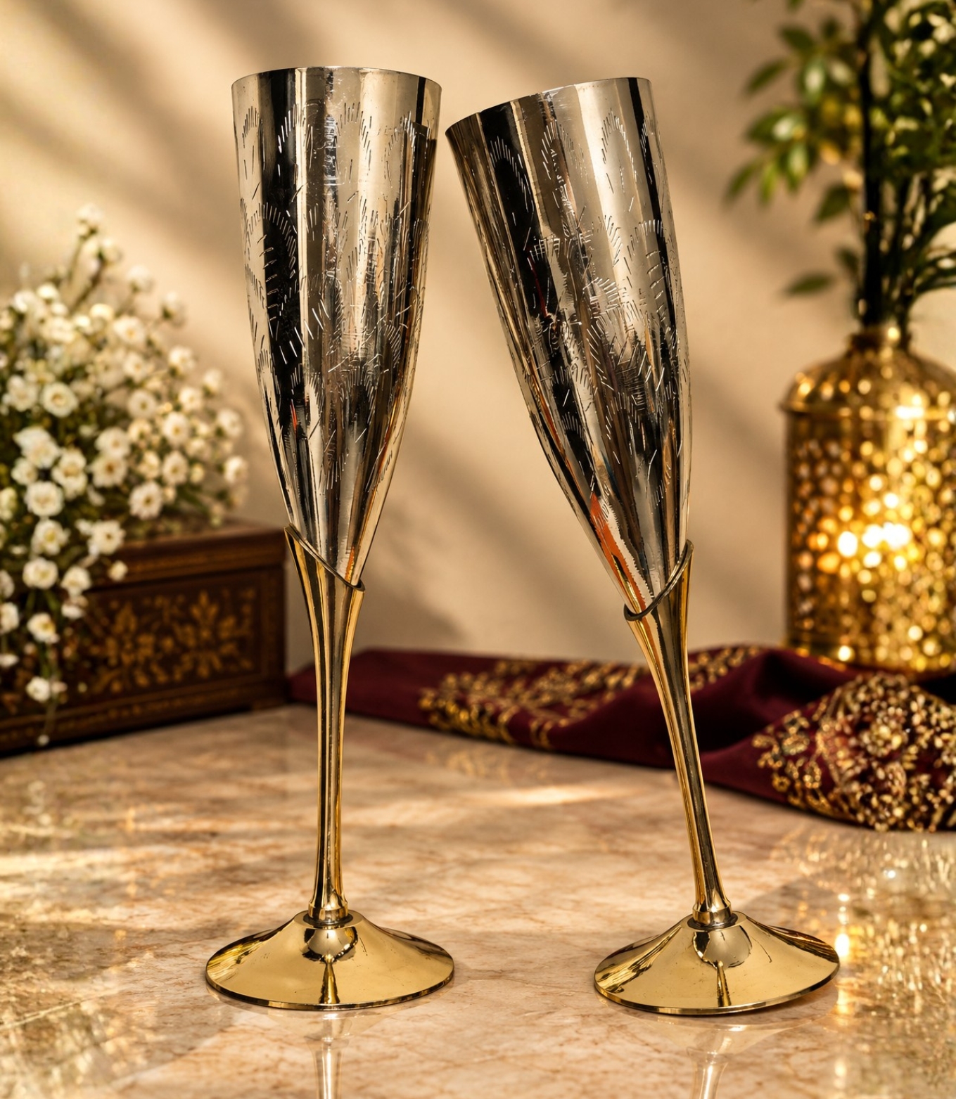 The Imperial Dual-Tone Champagne Flute Set - View 2
