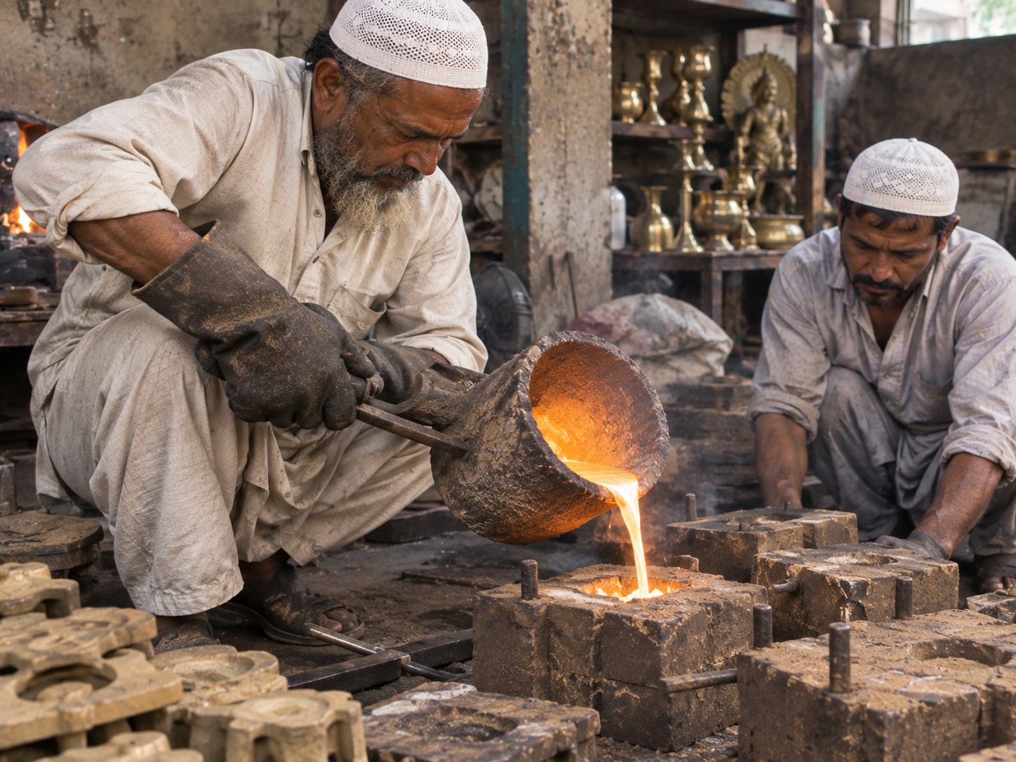 Casting & Moulding Brass Craftsmanship